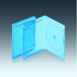 11MM caso di DVD singolo per macchina imballatrice (blu)