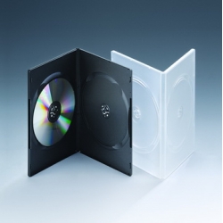 9MM双碟透明DVD盒