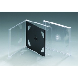 10.4MM Double CD Case with black tray