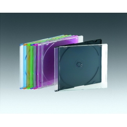 Caso de CD 5.2mm Individual con translúcido (bandeja de color)