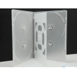 14MM 6 discs transparent belt tray DVD case