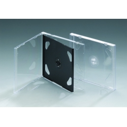 10.4MM Double CD Case with translucent  tray