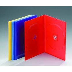 7мм Одноместный DVD-кейс (цвет)
