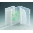 22MM DVD case for 6 disc with insert(smooth clear)