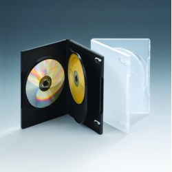 14MM Double case for 3 disc with Double insert(translucent)